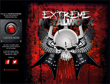 Tablet Screenshot of extrememetalworx.com